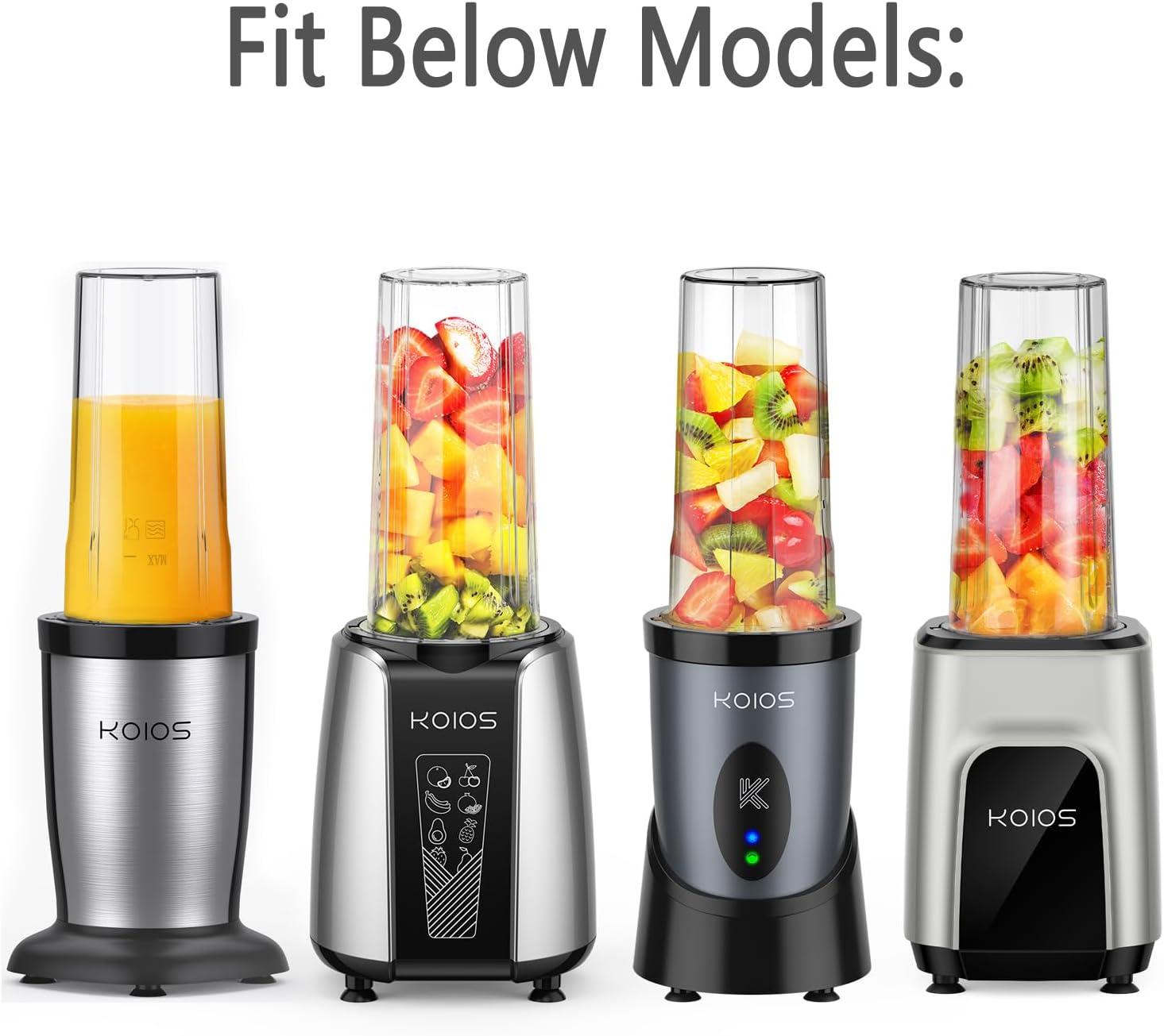 image:image22Oz 650ml Blender Big Cups Replacement with Drinking lid Compatible with KOIOS BL219B BL328B BL337B BL309B Smoothies Blender