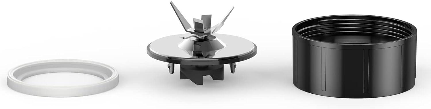 image:imageCross Blades Replacement 6leaf Compatible with KOIOS Blender BL337B BL219B BL328B BL319B 900W With Gaskets Blending Blade Replacement Blender Part