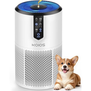 image:imageAir Purifiers for Bedroom KOIOS H13 HEPA Air Purifiers for Home Pets 15dB Quiet Air Cleaner for Office Pets Dander Odors Smoke With Eco Mode Fragrance Sponge Night Light C150White